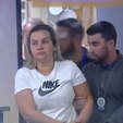 Justiça faz 1ª audiência de acusada de envenenar enteados (Reprodução/Record TV Rio)